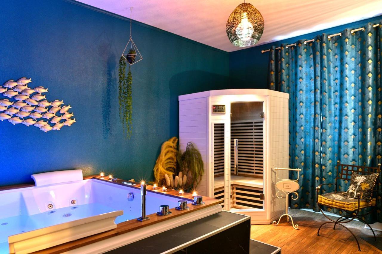 Moonlove, Spa/Sauna Et Jacuzzi Prives, Charme Et Detente. Nancy Bagian luar foto